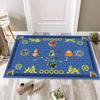Tapetes de Puerta Siete Estrellas, Tapetes de Piso Nafu, Alfombras, Tapetes para Pies de Entrada Sala de Estar, Tapetes Moneda Cinco Emperadores para Recibidor
