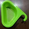 Fregadero de Plástico Multifuncional Estilo Dibujo Animado con Drenaje de Agua, Azul, Sin Marcas, Separación Seco y Húmedo, Lavabo para Verduras, Cesta con Filtro de Agua, Rejilla de Secado
