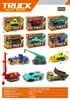 Transfronterizo 1:64 modelos de vehículos de ingeniería de aleación de simulación mini coche de juguete metálico deslizante Caja de un solo color para niños