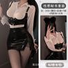 No te pierdas la ropa interior divertida de noche, traje de secretaria sexy, deseo puro para seducir, uniforme, pecho pequeño, traje de pijama libre qqny