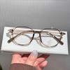 TR90 anti-luz azul rojo neto cara pequeña marco de gafas liso rojo libro con marrón Joker mayoreo