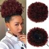 Pacote de Cabelo Europeu e Americano Transfronteiriço Acessórios de Peruca Rabo de Cavalo Coque Kinky Africano Fofo Cordão Cabelo Cacheado Africano Saco de Cabelo Grande