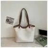 Bolso de axila grande de estilo coreano, casual y relajado, bolso tote simple elegante, bolso de hombro, novedad primavera 2026
