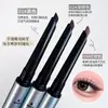 Delineador de Ojos en Gel y Pluma Delineadora Líquida 2 en 1 Doble Punta Impermeable a Prueba de Manchas