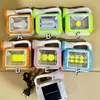 Lanterna de busca multifuncional portátil conveniente para aventura ao ar livre, camping, luz LED solar recarregável, luz de emergência à prova d'água