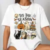 Camisa Retro Europea Transfronteriza de Halloween, este es el disfraz retro de temporada espeluznante de la temporada de Halloween