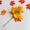 Accesorios de Decoración de Halloween Nuevos Transfronterizos: Corona de Hoja de Arce, Calabaza, Piña, Fruta Roja, Accesorios de Otoño para Festival de la Cosecha