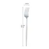 Vajilla de Acero Inoxidable Portuguesa Juego de Cubiertos Occidentales de Alta Gama Cuchillo para Bistec, Tenedor y Cuchara Juego de Cuchara Pública Tenedor Cuchara de Café Tenedor de Postre