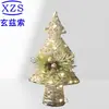 Decoraciones Navideñas Transfronterizas, Estrella para la Punta del Árbol, Reno de Hierro Forjado Brillante, Decoraciones de Escena, Manualidades, Adornos Colgantes