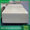 Placa de PP cinza para microcomputador, material puro, placa de polipropileno PP retardante de chamas para uso químico, nova, resistente à pressão, impacto e desgaste