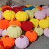 Lanternas de Tecido Cuidadosamente Selecionadas, Estilo Chinês Antigo, Sala de Chá de Templo Budista, Iluminação Zen, Lâmpadas Pendentes Redondas, À Prova D'água para Exterior, Festival do Meio Outono