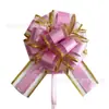 Nuevo Modelo Transfronterizo Amazon 30 # Flor de Bola Tridimensional Cepillada Chapada en Oro para Empaque de Regalo para Fiestas y Navidad.
