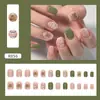 Nuevo Esmalte de Uñas de Celebridad de Internet Pegamento para Esmalte de Uñas Temporada Popular Arte de Uñas Kit de Pegatinas de Gel Doradas Removibles