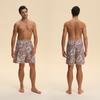Transfronterizos Nuevos Hombres Verano Satén Gasa Casual Sueltos Cómodos Moda Estampados Shorts Ropa de Casa Dk4005