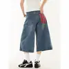Jeans Delgados de Pierna Ancha para Mujer de Primavera y Verano, Pantalones Rectos Sueltos Cropped de Cintura Alta Adelgazantes