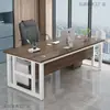 Escritorio simple para una persona, escritorio de computadora, escritorio minimalista moderno para supervisor, combinación de escritorio y silla de oficina