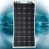 Painel Solar Flexível 175W Módulo Fotovoltaico Externo Montado em Veículo Sistema de Carregamento 12V24V Painel de Geração de Energia para Bateria