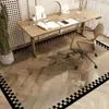 Tapete Protetor de Piso para Cadeira Giratória de Vidro Macio para Quarto de Criança, Tapete para Piso de Quarto, Tapete Protetor de Piso para Cadeira de Computador, Tapete Inferior para Pés de Mesa de Estudo