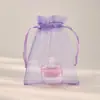 Bolsas de Organza Listas para Joyería y Regalos, Empaque con Aroma a Jazmín, Bolsas de Malla a Prueba de Insectos para Frutas con Logo Personalizado