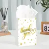 Gracias Bolsa de Regalo Estampado en Caliente Papel Sydney Acción de Gracias Bolsa de Papel de Regalo de Alta Gama Bolso de Mano de Papel Kraft