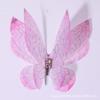 (Precio Completo) Nuevas Alas de Mariposa de Tul Tridimensionales de Doble Capa de 5 cm Accesorios para Pasador de Estilo Antiguo Hechos a Mano para DIY Materiales de Aguja