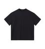 Camiseta sin mangas de peso pesado 260g estilo europeo y americano, vintage, parcialmente desgastada, manga corta, algodón puro, lavada, hombros caídos, talla grande, cuello redondo