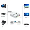 Convertidor de HD a AV Adaptador de HD a AV Interfaz de 3 RCA Rojo, Blanco y Azul Caja Blanca Pequeña CVBS