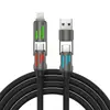 Cable de Datos 60W Emisor de Luz Cuatro en Uno Tipo-C Adecuado para Apple, Huawei, Android Pd Doble a Doble Cable de Carga Rápida de Siete Colores