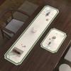 Porta Copos de Lama Diatomácea Absorvente Personalizado com Fotos, Mesa de Chá e Porta-Copos Personalizados, Porta-Copo de Mesa Artístico de Chá Cultural e Criativo Personalizado, Tapete Isolante
