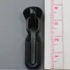 No. 5 Tiradores de Cremallera, Tirador de Nailon Negro por Electroforesis, Tirador de Cremallera Metálico para Bolsos y Ropa, Tirador de Cremallera de Aleación de Zinc