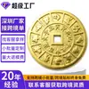 Moedas comemorativas de aniversário de metal personalizadas, lembranças personalizadas de atrações turísticas, elogios e prêmios corporativos, medalhas comemorativas de liga personalizadas