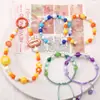 25g Acrílico Mixto Macarrón Redondo Cuentas Sueltas Hecho a Mano DIY Materiales para Ensartar Pulsera Cadena de Teléfono Accesorios