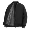 Jaquetas Masculinas para Atacado Primavera e Outono Roupas para Pais de Meia-Idade Jaquetas Soltas de Cor Sólida Tops de Moda Masculina Business Casual