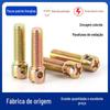 Parafuso de Vedação de Chumbo Cor Aço Carbono Zincado Parafuso de Vedação de Medidor Elétrico Parafuso com Furo Prego de Vedação de Chumbo Perfurado M4M5M6