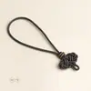 Padrão de Nuvem Pingente Artesanal com Borla DIY Nó Chinês Decoração para Carro Acessórios de Vestuário Materiais Têxteis Borla de Cor Única