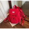 Mochila de lona de nailon versátil casual coreana para mujer 2026 nueva mochila de moda de moda bolsa de viaje bolsa de senderismo