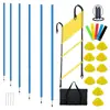 Set personalizado de escalera de agilidad, escalera de velocidad, conos marcadores, bandas de resistencia, cuerda para saltar y set de entrenamiento de fútbol y acondicionamiento físico
