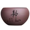 Maceta de arena morada para plantar espárragos verdes, cerámica china, pequeña y carnosa, con paisaje de pila antigua, nueva, de escritorio transpirable, al por mayor