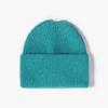 Gorro de punto otoño e invierno Europa y Estados Unidos nuevo color sólido Dew cola de caballo gorro de lana fabricantes de gorros de punto de comercio exterior transfronterizo al por mayor