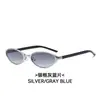 Óculos de Sol Ovais Estilo Wang Hedi 2026 Novos Elegantes Descolados Proteção UV Óculos de Sol High-End Modernos