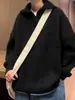 Directo de Fábrica Otoño/Invierno Tejidos Suelto Versátil Chaqueta Media Cremallera Suéter de Cuello Alto Estilo Perezoso de Alta Gama para Hombre