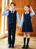 Uniformes de escuela primaria, nuevos productos de otoño, vestidos para niñas, uniformes de coro estilo universitario unisex, uniformes de jardín de infantes, conjuntos