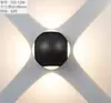 Fábrica de origen transfronteriza en suministro en stock Lámpara de pared LED de aluminio fundido a presión, lámpara de pared para exteriores lámpara de jardín