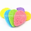Esponja de Fibra de Pulpa de Madera Absorbente de Agua para Baño Forma de Gota Algodón de Pulpa de Madera para Lavado Facial Esponja Desmaquillante Disponible en Múltiples Colores