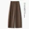 Pantalones anchos de pierna ancha para mujer de moda, nueva colección otoño 2026, pantalones rectos fluidos de corte banana