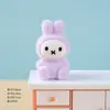 Micro-paisaje flocado adornos pequeños de resina creativos, accesorios decorativos de bolsa sorpresa, decoraciones de escritorio, pequeños artilugios, accesorios para manualidades