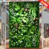 Pared de plantas artificiales personalizada, decoración de césped de plantas verdes para centros comerciales interiores y hoteles, paisajismo de fondo, flores artificiales, césped artificial