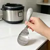 Colher de Arroz de Aço Inoxidável Cabo Longo Tamanho Grande Colher de Sopa Doméstica Concha Colher de Arroz Antiaderente Colher de Servir Espátula de Arroz Colher Antiaderente
