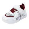 Zapatos para Niñas 2026 Nueva Moda Verano Tenis de Dibujos Animados Infantiles Niños Grandes Tenis Blancos Casuales de Princesa