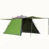 Toldo plegable para exteriores, toldo de tienda de campaña, playa, para pasar la noche, anti-mosquitos, doble capa, anti-ultravioleta, aleación de aluminio, toldo automático